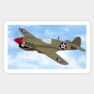 Flying Tiger V.2 (Small Design) Sticker